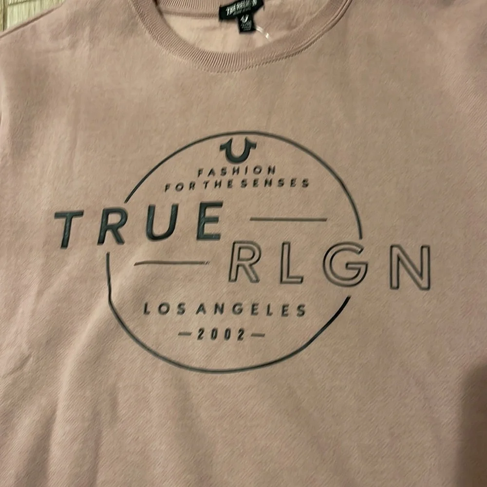 True Religion Woodrose Halo Crew Neck Sweatshirt XL